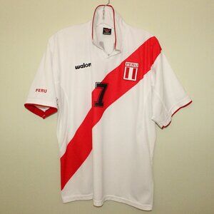 mint Nolberto SOLANO #7 Peru 2004? home football shirt Walon soccer jersey